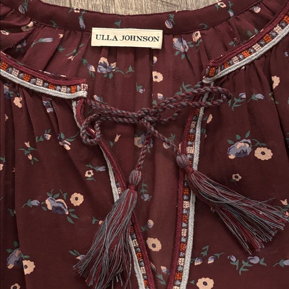 Ulla Johnson Silk Embroidered Top - Picture 3 of 6